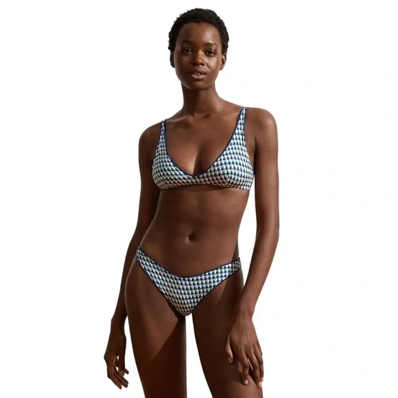 Oysho Swim Oysho Extra Soft Geometric Bikini Set Poshmark